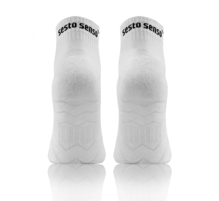 Frotte Sportovní ponožky AMZ bílá - Sesto Senso Frotte Sportovní ponožky AMZ bílá - Sesto Senso