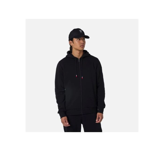 LOGO model 21451082 FZ HOOD FL mikina černá - Rossignol LOGO model 21451082 FZ HOOD FL mikina černá - Rossignol