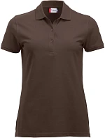 Classic Marion S/S Dámské piqué polo z těžké bavlny model 22457318 dark mocca - Clique Classic Marion S/S Dámské piqué polo z těžké bavlny model 22457318 dark mocca - Clique