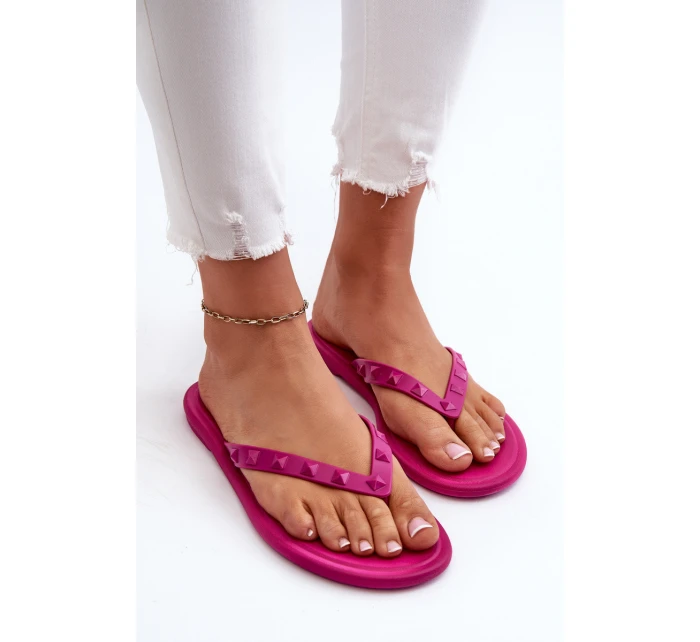 Ploché Elastické Dámské Žabky  model 21661924 - Zaxy