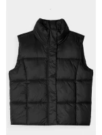Pánská Bezrukávová Pěnová Vesta Se Syntetickým Výplní Černá 4F 4FWAW24TVJAF140-20S Pánská Bezrukávová Pěnová Vesta Se Syntetickým Výplní Černá 4F 4FWAW24TVJAF140-20S