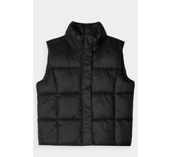 Pánská Bezrukávová Pěnová Vesta Se Syntetickým Výplní Černá 4F 4FWAW24TVJAF140-20S Pánská Bezrukávová Pěnová Vesta Se Syntetickým Výplní Černá 4F 4FWAW24TVJAF140-20S