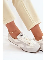 Semišové Dámské Tenisky model 22073044 Šedé - VINCEZA