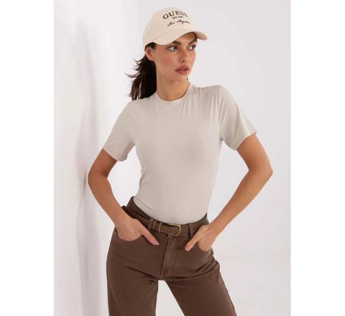 Bluzka model 21789079 jasny beżowy - FPrice