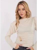 Bluzka IT BZ model 21782389 beżowy - FPrice Bluzka IT BZ model 21782389 beżowy - FPrice