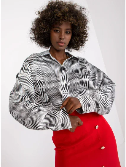 Dámská košile-LK-KS-508891-1.55P-bílá-černá