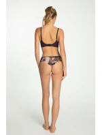 Spodní díl bikin Velvet Bloom Tanga Brasil - Julimex