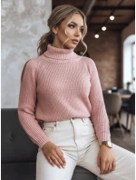 Dámský svetr růžový Dstreet model 21967056 - FashionStreet Dámský svetr růžový Dstreet model 21967056 - FashionStreet