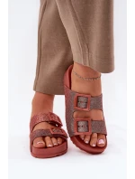 Dámské Pantofle S A Růžové model 21695878 - Zaxy