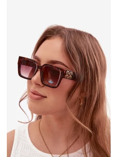 Dámské sluneční brýle Tmavě hnědé