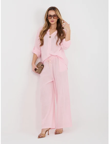 Spodnie IT SP model 22031470 jasny różowy - FPrice