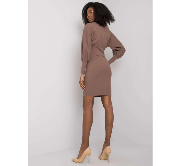 Šaty RV SK 6079.65 hnědá Šaty RV SK 6079.65 hnědá