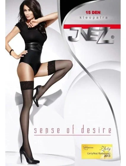 Dámské samodržící punčochy model 21193028 15 DEN - Inez