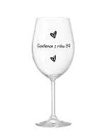 PRINCE NAJDU, AŽ DOPIJU VÍNO. - čirá sklenice na víno 350 ml