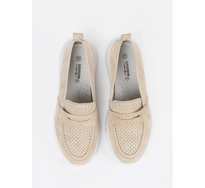 Originální hnědé mokasíny dámské platforma Originální hnědé mokasíny dámské platforma