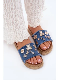 Klapky na platformě model 214498 Step in style