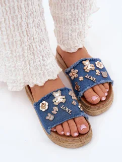 Klapky na platformě model 214498 Step in style