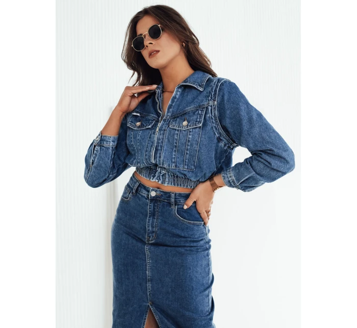 Dámská džínová bunda BLIRNA modrá FashionStreet TY4167