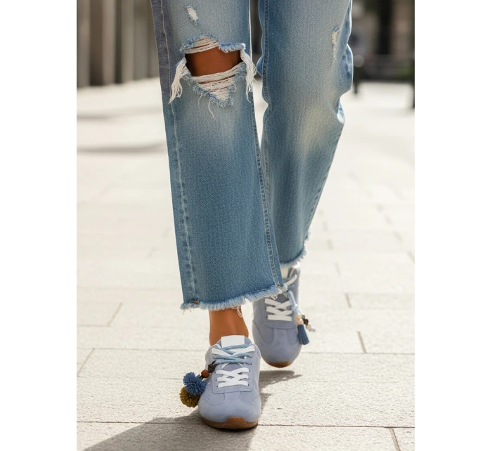 FashionStreet dámské modré boty ZY1412 FashionStreet dámské modré boty ZY1412