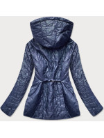 Modrá dámská bunda s prošíváním (BR0121)