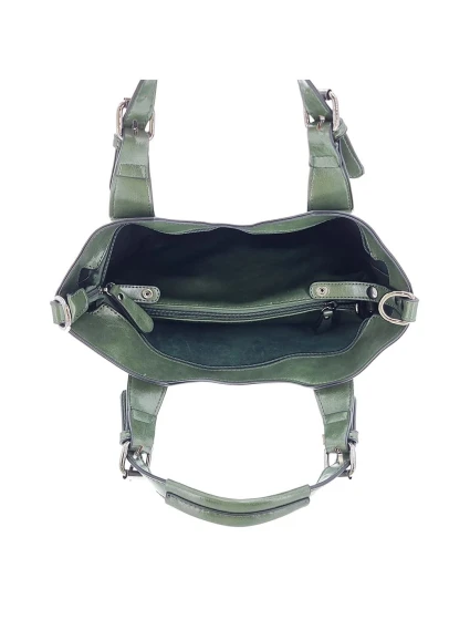 Originální dámská kabelka khaki ZEBWS - Ines Delaure