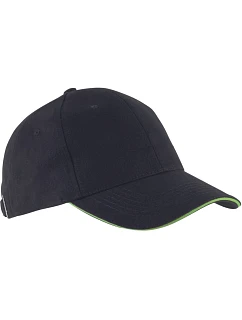 KP 011 6 Panelová sandwich kšiltovka black/lime model 22460967 - K-up