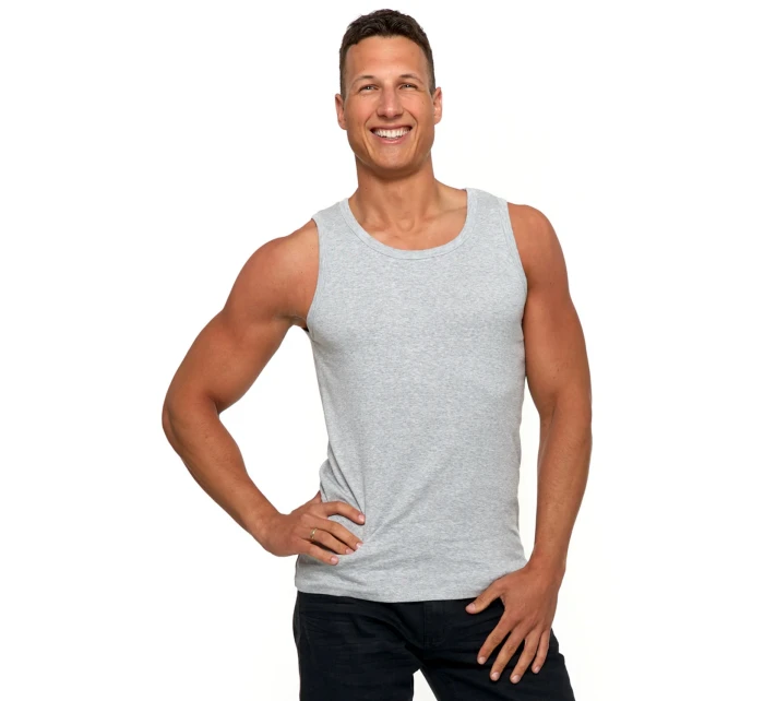 Pánský nátělník šedá melange model 18029215 - Moraj Pánský nátělník šedá melange model 18029215 - Moraj