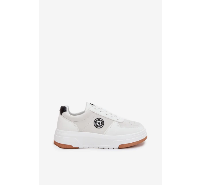 Dámské Tenisky Na Platformě Big Star RR274572 HI-POLY SYSTEM Bílé Dámské Tenisky Na Platformě Big Star RR274572 HI-POLY SYSTEM Bílé