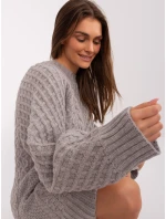 Sweter AT SW  szary model 18884828 - FPrice