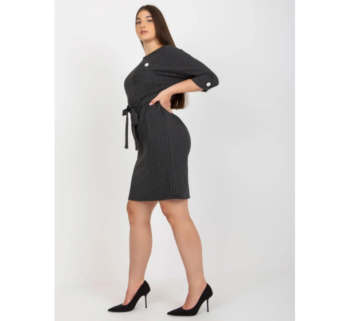 Dámské šaty LK SK 507724 tmavě šedé