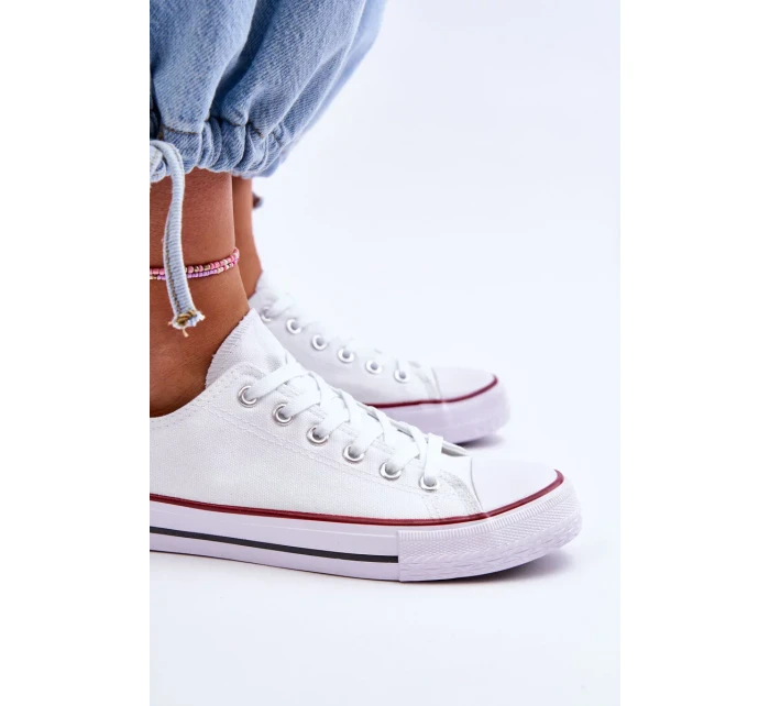 Klasické nízké dámské tenisky Bíle Vegas Klasické nízké dámské tenisky Bíle Vegas