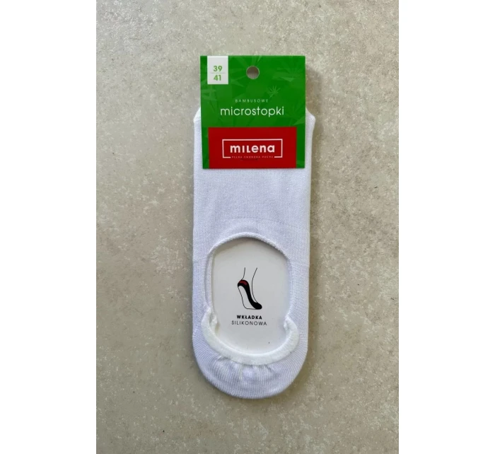 Dámské mikro-kotníkové bambusové ponožky – bílé Dámské mikro-kotníkové bambusové ponožky – bílé