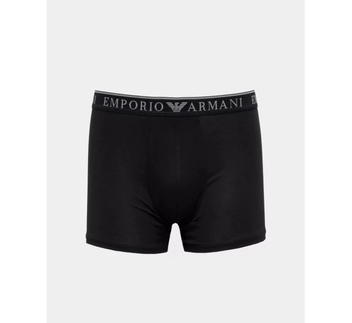 Pánské boxerky 2Pack 111912 4R720 černošedé - Emporio Armani