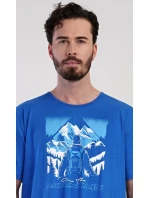 Pánská noční košile s krátkým rukávem Mountain