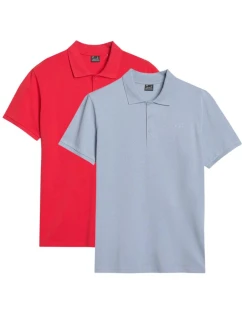 Pánská polokošile 4F (SADA 2 KOŠILÍ) 2P-SS-4FWSS25TPTSM407-92S