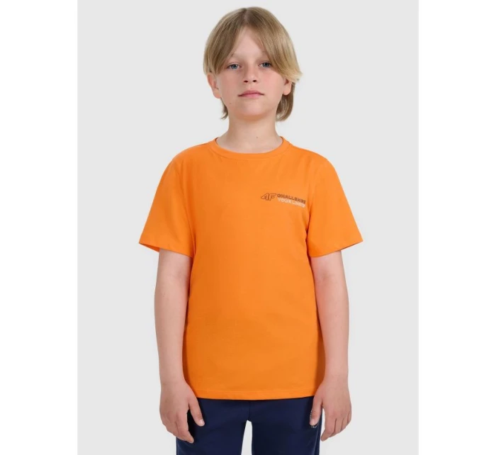 Chlapecké tričko s potiskem 4F 4FJWAW25TTSHM2415-70S Chlapecké tričko s potiskem 4F 4FJWAW25TTSHM2415-70S