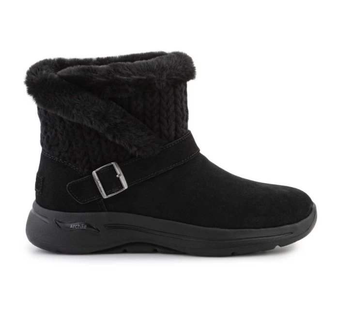 Skechers Go Walk Arch Fit Boot True Embrace W 144422-BBK dámské boty