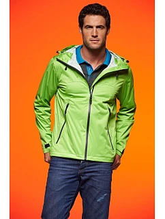 Daiber JN 1098 Pánská 3-vrstvá softshellová bunda 02.1098 spring green/iron grey
