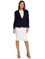 model 18002054 Sako s jedním knoflíkem tmavě modré - STYLOVE