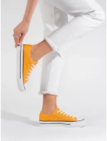Trendy tenisky žluté dámské bez podpatku Trendy tenisky žluté dámské bez podpatku
