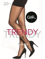 Punčocháče Gatta Trendy Tattoo wz.28 20 den 5-XL