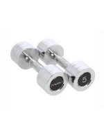 Chromované činky 2x5 kg HMS CHD05