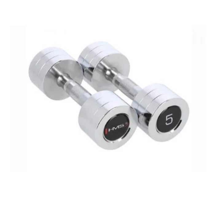 Chromované činky 2x5 kg HMS CHD05