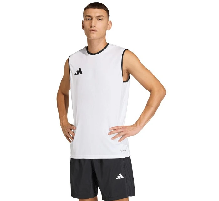 Pánské tričko adidas Entrada 26 Sleeveless Jersey white KB3928 pánské Pánské tričko adidas Entrada 26 Sleeveless Jersey white KB3928 pánské