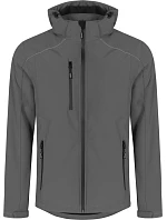 Pánská 3vrstvá softshellová bunda 40. steel grey model 22517359 - Promodoro