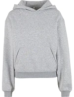 BY 444 Dámská oversize mikina s kapucí "Loose Fit" model 22457012 heather grey - Build your Brand
