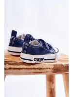 Dětské látkové tenisky se suchým zipem BIG STAR model 21594920 Námořnická modrá - Big Star Shoes Dětské látkové tenisky se suchým zipem BIG STAR model 21594920 Námořnická modrá - Big Star Shoes