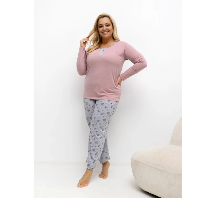 Pyžamo DU PI FP 501.22 tmavě růžové Pyžamo DU PI FP 501.22 tmavě růžové