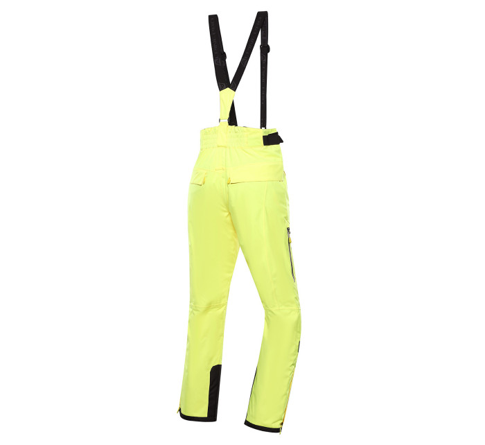 Pánské lyžařské kalhoty s membránou ptx ALPINE PRO LERMON nano yellow