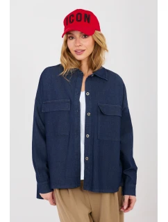 Košile s dlouhým rukávem model 224205 Italy Moda